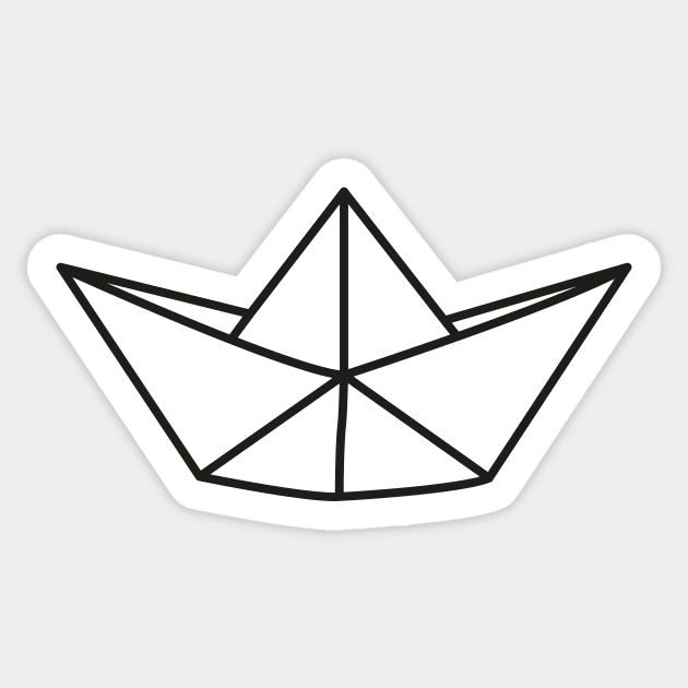 Paper Boat Sticker by evasinmas